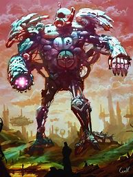 Image result for Scary Robot Art