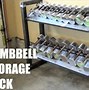 Image result for Homemade Custom Dumbbell Rack