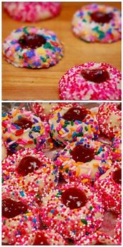 Image result for Thumbprint Butter Cookies