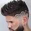Image result for Haircuts with Line Designs