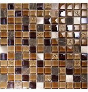 Image result for Brown Mosaic Glass Tile