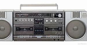 Image result for Sharp Music System with Cassette Player