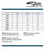 Image result for Silver Jeans Size Chart