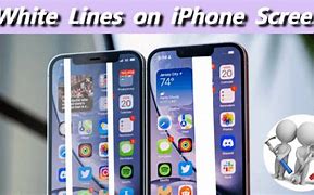 Image result for LCD Broken iPhone White Lines
