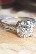 Image result for Antique Cushion Cut Diamond Ring