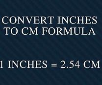 Image result for Convert 5 Cm to Inches