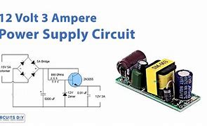 Image result for 12V Power Supply Circuit