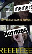 Image result for Be Normal Meme