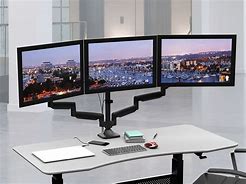 Image result for Triple Monitor Mount