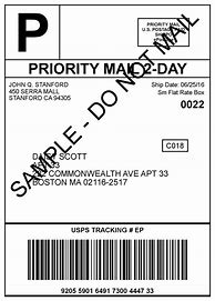 Image result for Print Sample Shipping Label 4X6