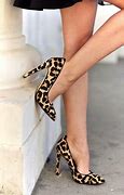 Image result for Animal Print High Heel Shoes