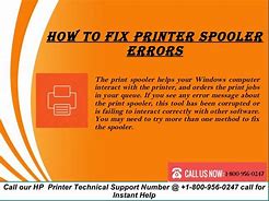 Image result for How to Fix Printer Spooler Error