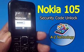 Image result for Nokia 105 Security Code