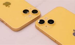 Image result for Gold iPhone 14 Yellow Vs. Red
