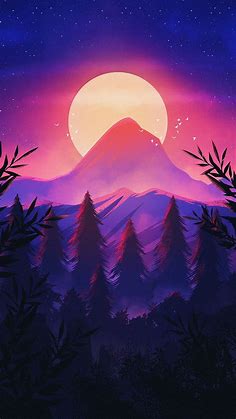 FOREST, hood, japan, mount, mountain, night, sky, HD phone wallpaper ...