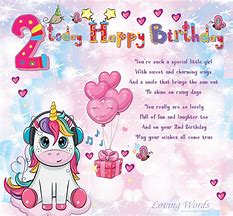 Image result for Happy 2nd Birthday Card