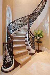 Image result for Curved Internal Stairs