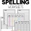 Image result for Practice Writing Spelling Words Worksheet