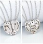 Image result for Heart Necklaces Thats Says Best Friends Forever