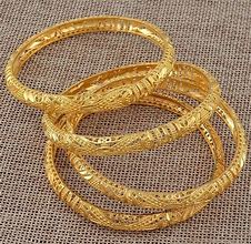 Image result for Gold Plated Bangle Bracelets