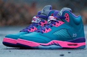 Image result for Retro 5 Teal Color