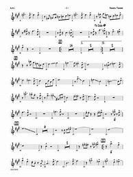 Image result for Peaceful Saxophone Sheet Music