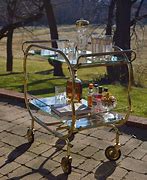 Image result for Retro Bar Cart