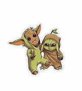 Image result for Baby Yoda Drawing and Groot