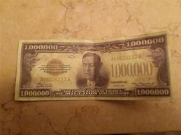 Image result for One Million Dollar Gold Certificate