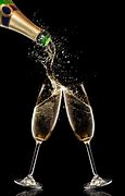Image result for Champagne Glasses Celebration and Bottle