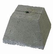 Image result for Cone Shape Concrete Pier Blocks