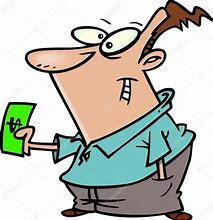 Image result for Cartoon Man Paying Bill