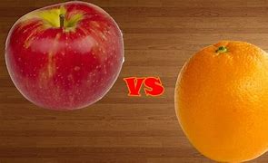 Image result for Apple's V Oranges