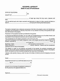 Image result for Estoppel Affidavit Form