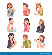 Image result for Person Talking On Phone