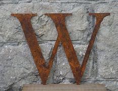 Image result for Wrought Iron W/Letter