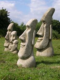 Image result for Easter Island Tiki Heads
