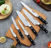 Image result for Knives in a Kitchen Knife Set