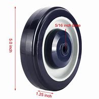 Image result for 5 Inch Plastic Replacement Wheels