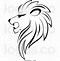 Image result for Lion Head Black and White
