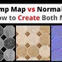 Image result for Bump Map vs Normal Map