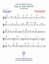 Image result for Joy to the World Flute Sheet Music