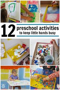 Image result for Preschool Activities to Do at Home