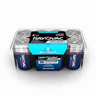 Image result for 8 Pack of Rayovac High Energy Size C Batteries