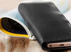 Image result for iPhone SE Leather Case Black