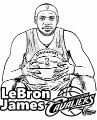 Image result for NBA LeBron James Lakers Coloring Pages