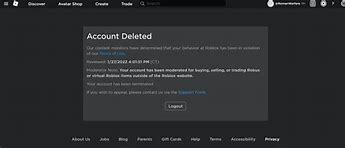 Image result for Account Deleted