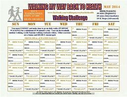 Image result for Today Show Walking Challenge Sheet