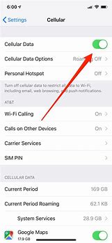 Image result for Turn On Cellular Data iPhone