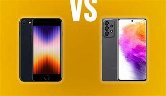 Image result for iPhone SE vs Samsung A52